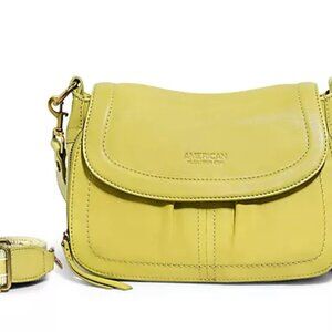 American Leather Co. Cream Crossbody Bag in Citrus